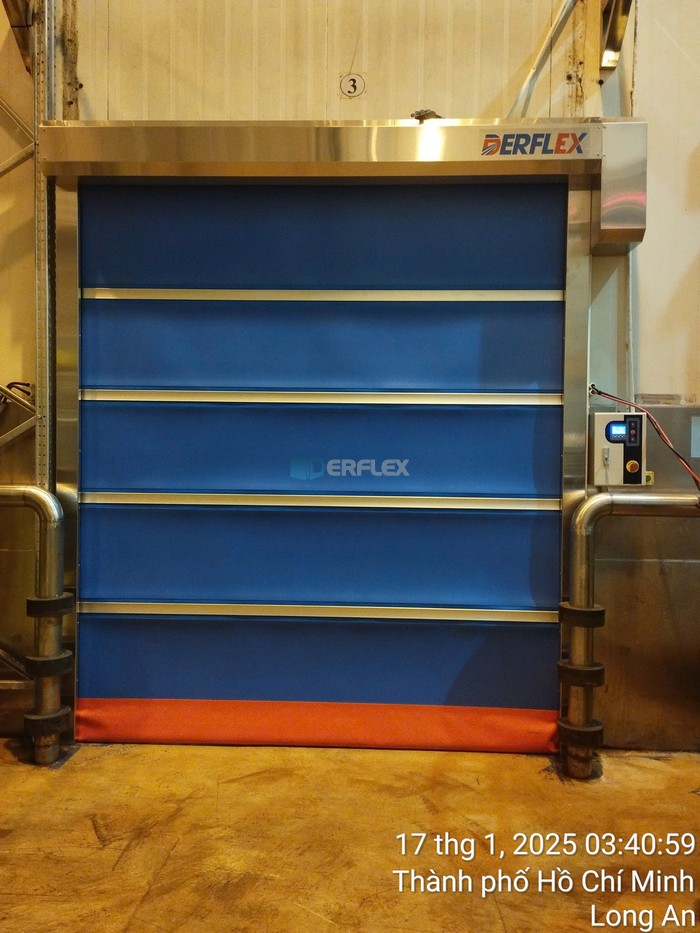 Ảnh thi công Cửa Cuốn Nhanh Tốc Độ Cao Derflex Model 1500 đẹp