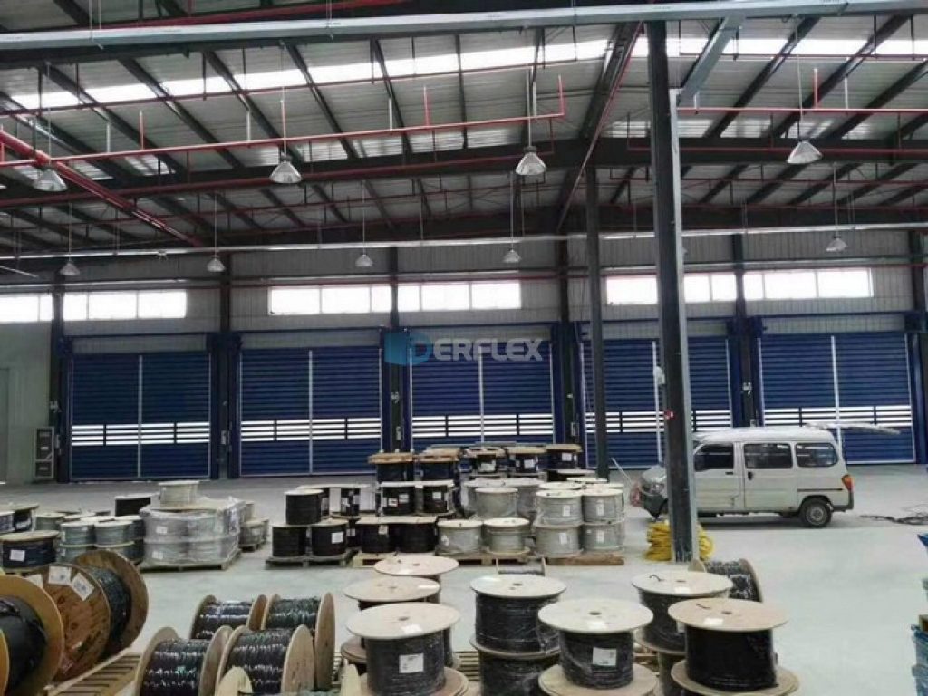 Ảnh thi công thực tế Cửa Cuốn Nhanh Xoắn Ốc Model TPD 5000