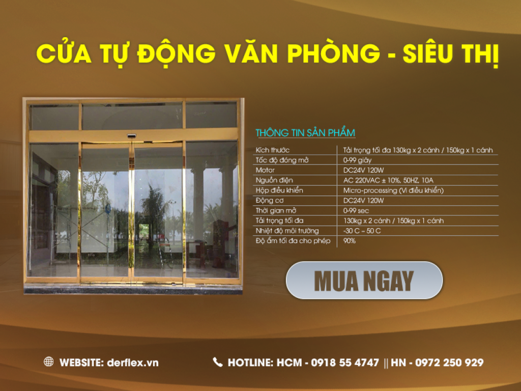 Thông Số Cửa Tự Động Văn Phòng