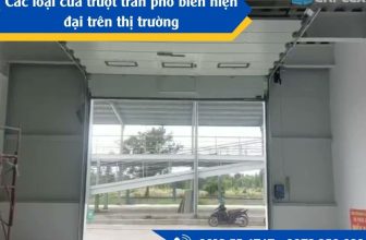 Các loại cửa trượt trần phổ biển hiện đại trên thị trường