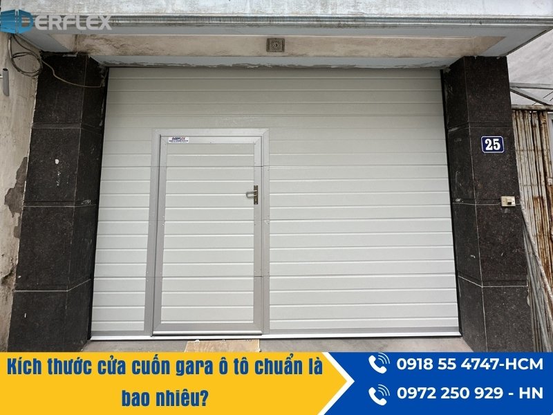 Kích thước cửa cuốn gara ô tô chuẩn là bao nhiêu? Kích thước cửa cuốn gara ô tô chuẩn là bao nhiêu?