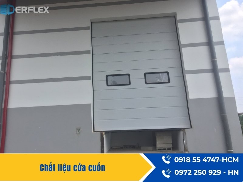 Chất liệu cửa cuốn Chất liệu cửa cuốn