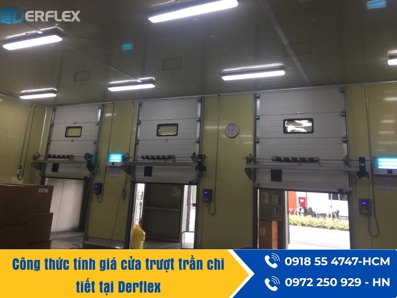 Công thức tính giá cửa trượt trần chi tiết tại Derflex Công thức tính giá cửa trượt trần chi tiết tại Derflex