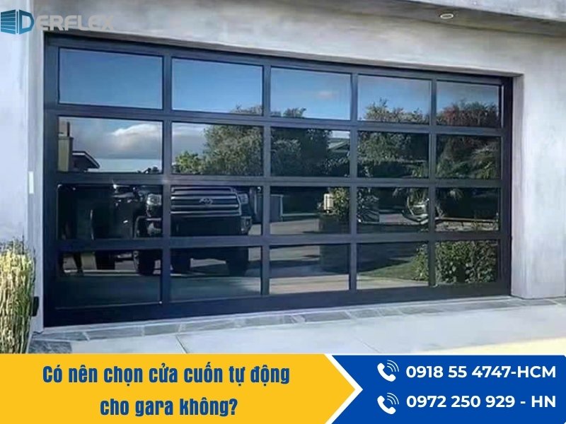 Có nên chọn cửa cuốn tự động cho gara không?
