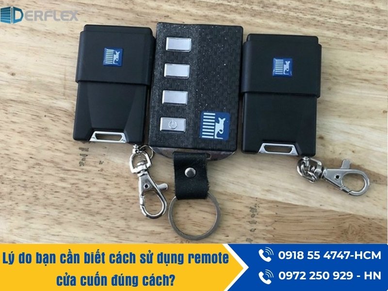 Lý do bạn cần biết cách sử dụng remote cửa cuốn đúng cách?