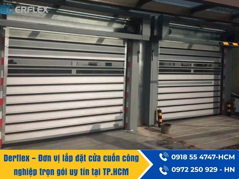 Đơn vị lắp đặt cửa cuốn công nghiệp trọn gói uy tín tại TP.HCM