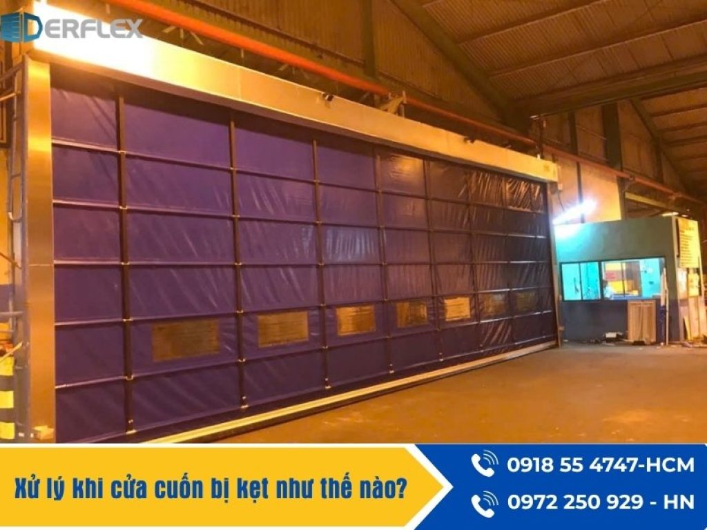 Xử lý khi cửa cuốn bị kẹt như thế nào?