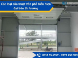 Các loại cửa trượt trần phổ biển hiện đại trên thị trường