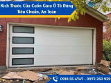 Kích thước cửa cuốn gara ô tô đúng tiêu chuẩn, an toàn
