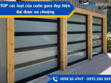 TOP các loại cửa cuốn gara đẹp hiện đại được ưa chuộng